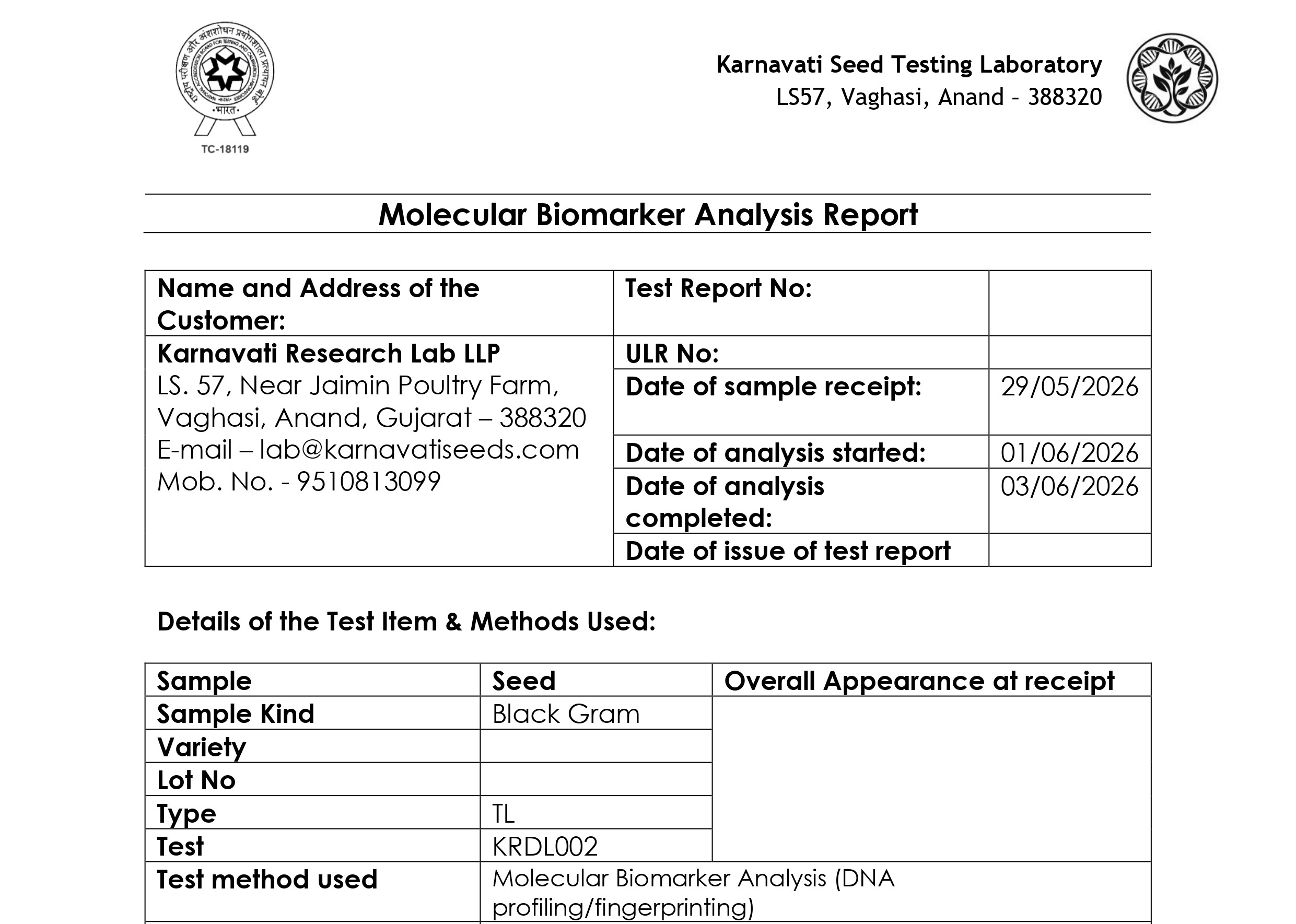 Test Report
